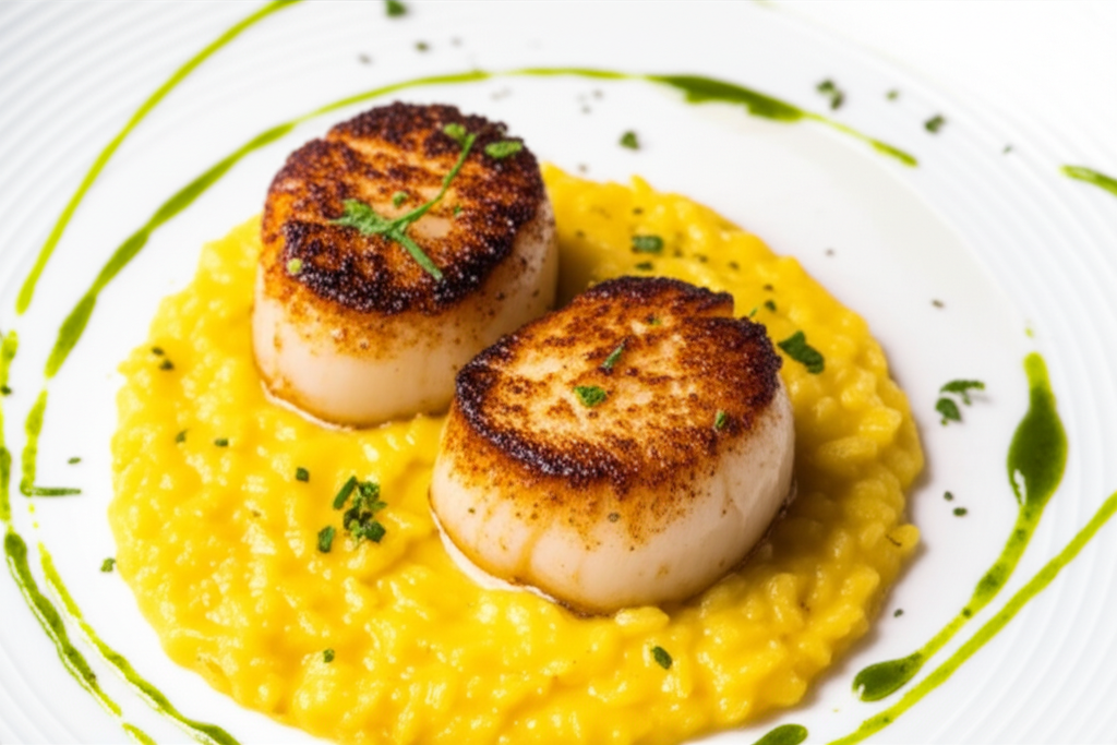 Pan-Seared Scallops
